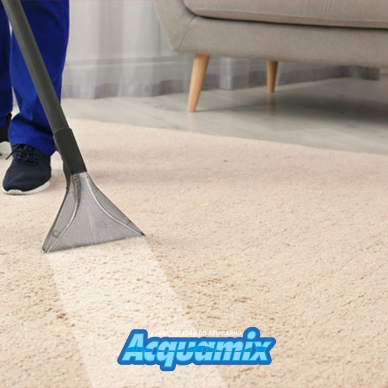 Lavagem de tapete residencial